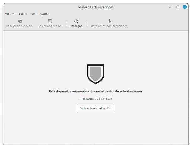 Administrador de actualizaciones